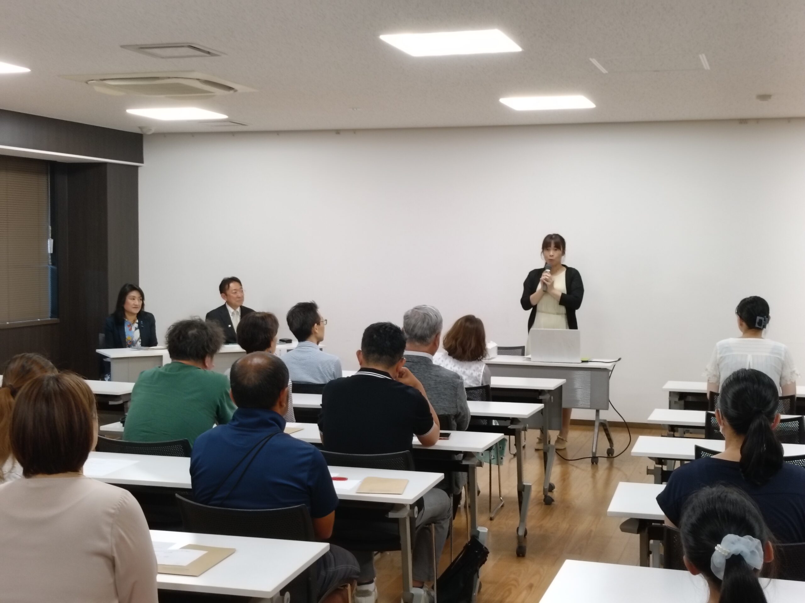 後援会設立集会を開きました